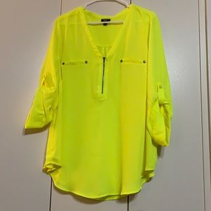 Torrid Neon Yellow Harper top